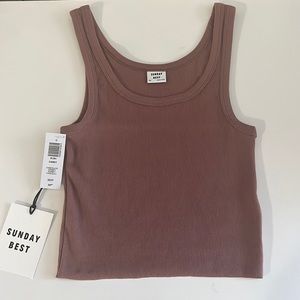 Sunday best Carey cropped tank